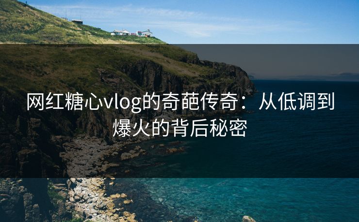网红糖心vlog的奇葩传奇：从低调到爆火的背后秘密