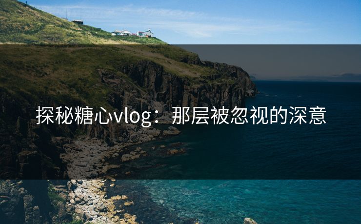 探秘糖心vlog：那层被忽视的深意